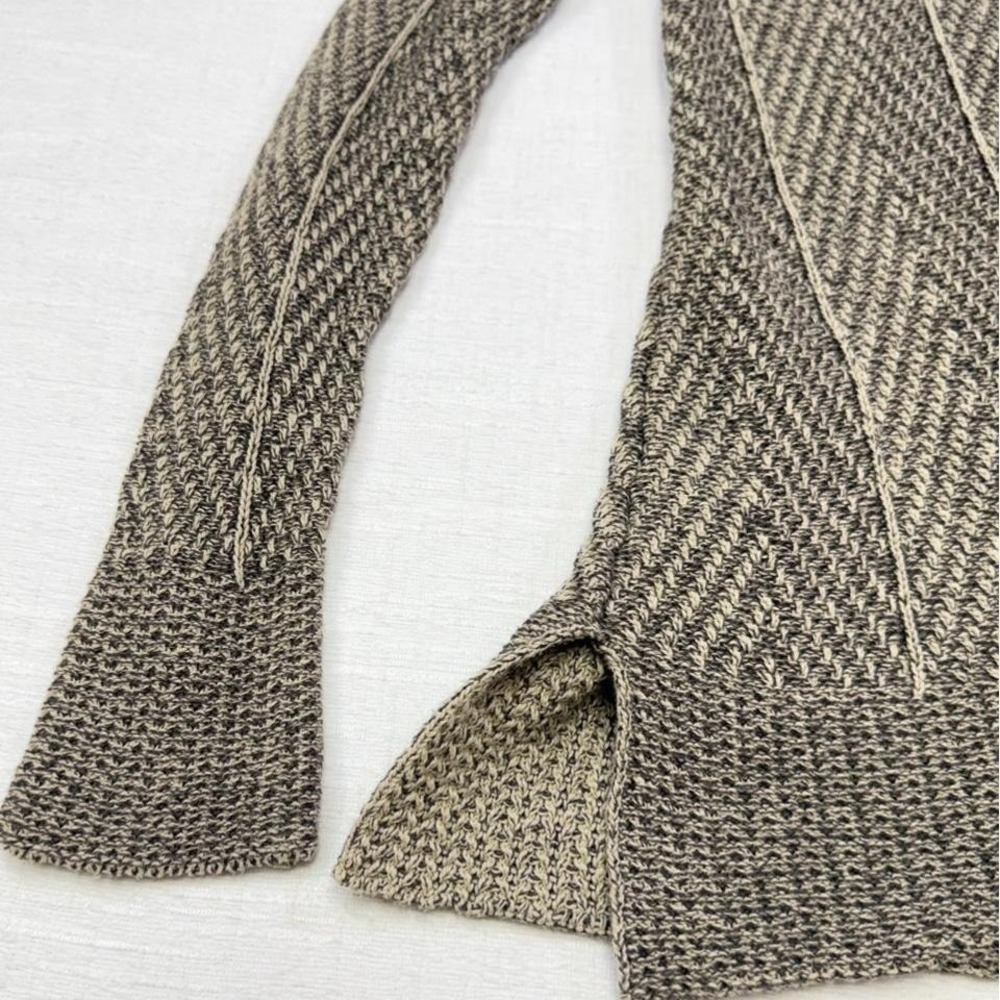 Y2K Medieval Cowl‎ Neck Sweater Fairycore Mori Kei Knit Womens S effici cotton - Picture 4 of 8